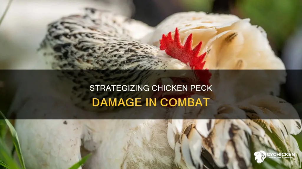 how do i deal damage with a chicken peck