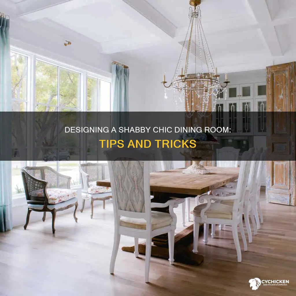 how do i decorate a shabby chick dinning room