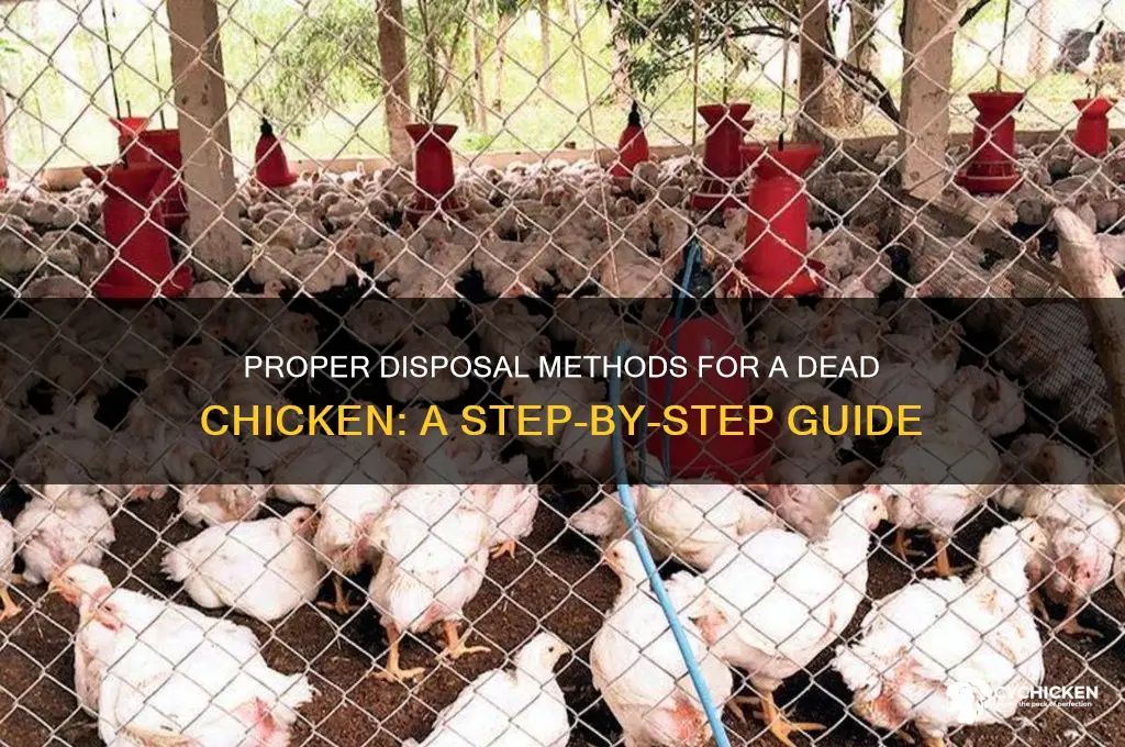 how do i dispose of a dead chicken