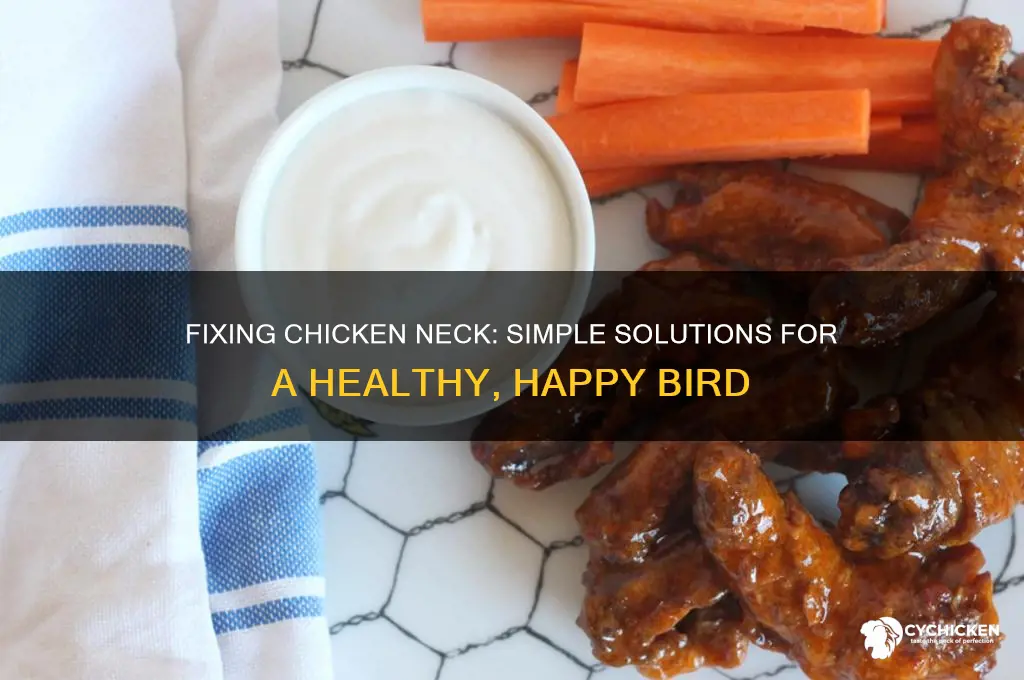 how do i fix a chicken neck