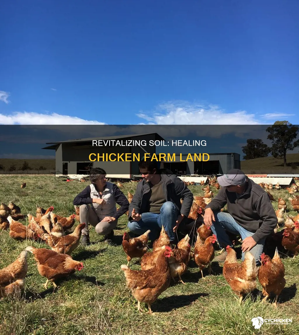 how do i fix soil from an old chicken farm