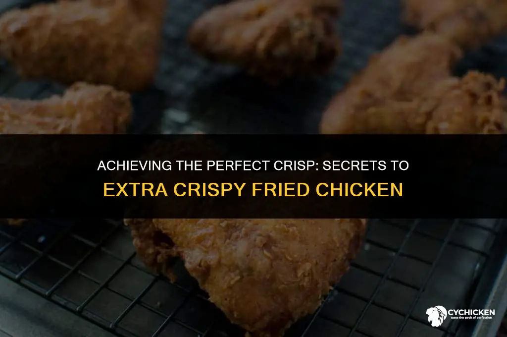 how do i get my chicken extra crispy after frying