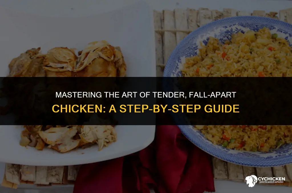 how do i get my chicken to fall apart
