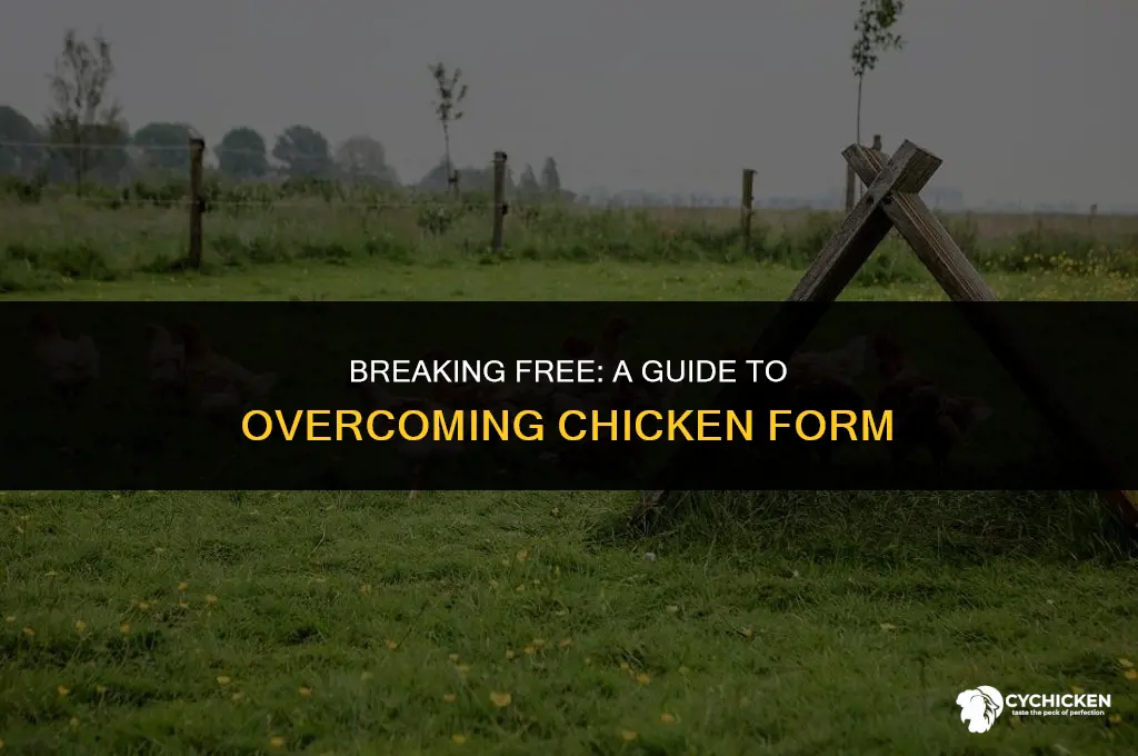how do i get out of chicken form
