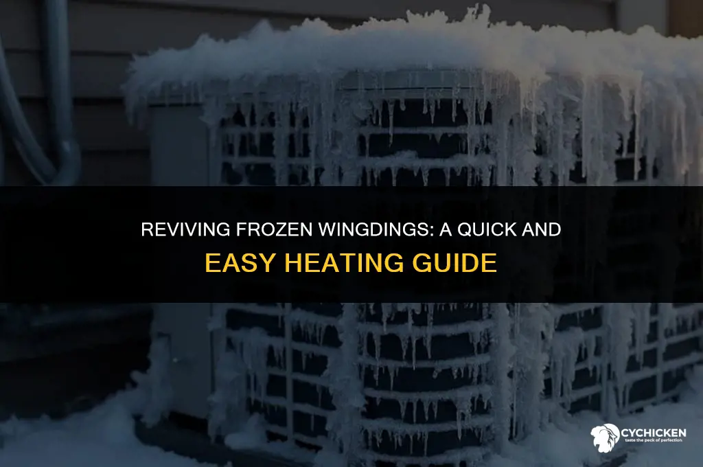 how do i heat up frozen wingdings chicken