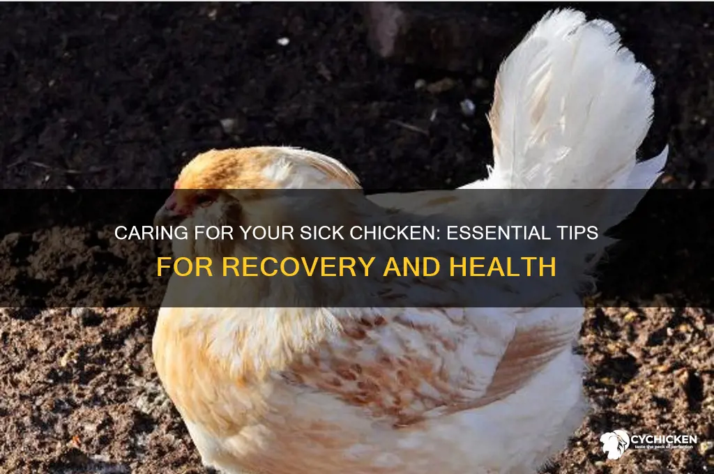 how do i help my sick chicken