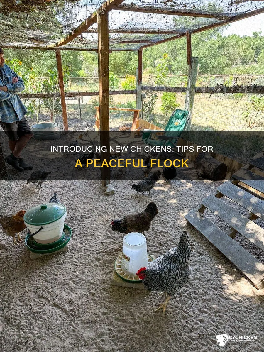 how do i introduce a new chicken to my flock