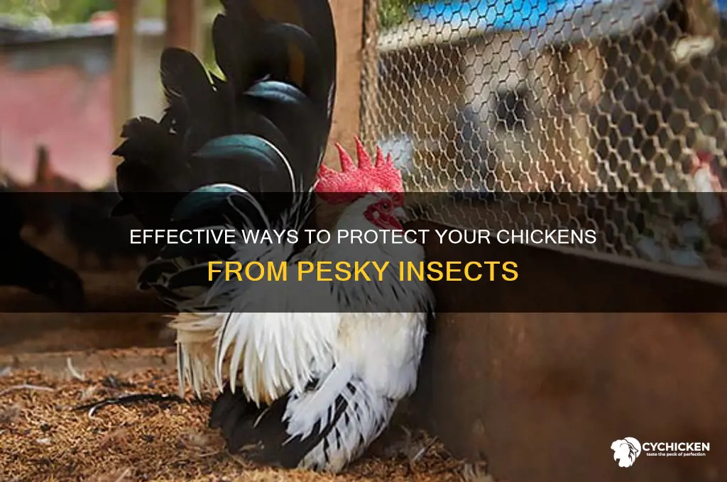 how do i keep insects off my chicken