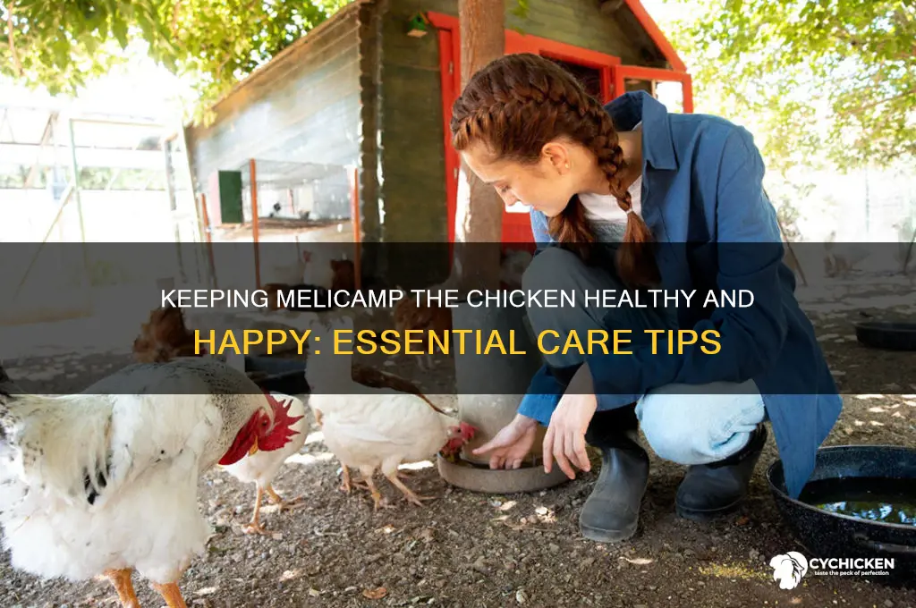 how do i keep melicamp the chicken alive