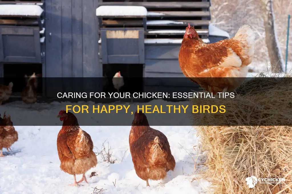 how do i look after a chicken