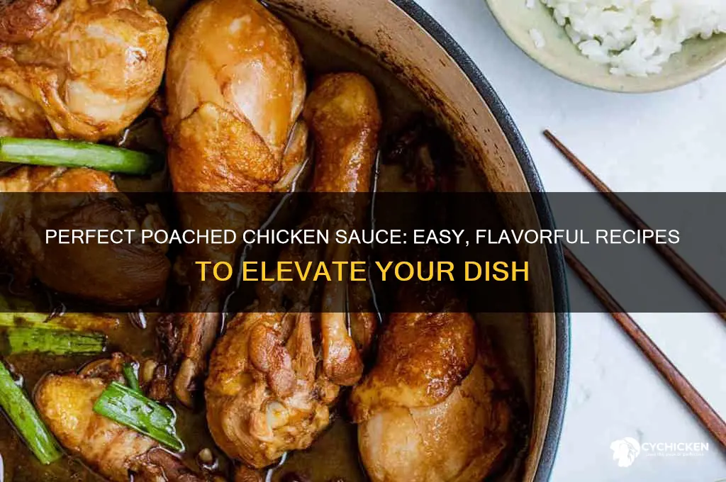 how do i make a sauce for my poached chicken
