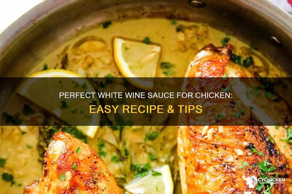 how do i make a white wine sauce for chicken