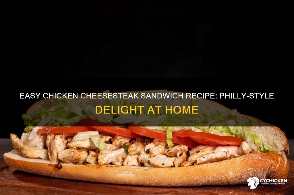 how do i make chicken cheesesteak sandwiches