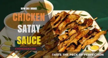 Easy Homemade Chicken Satay Sauce Recipe: A Flavorful Peanut Guide