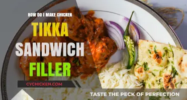 Spicy Chicken Tikka Sandwich Filler: Easy Recipe for Delicious Lunches