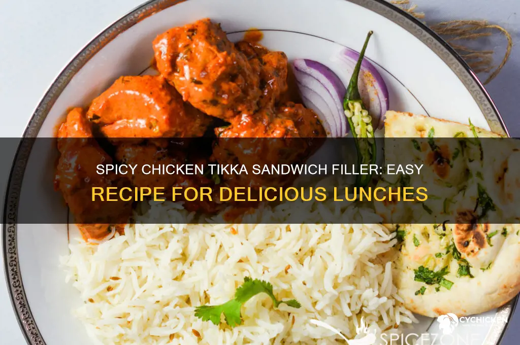 how do i make chicken tikka sandwich filler