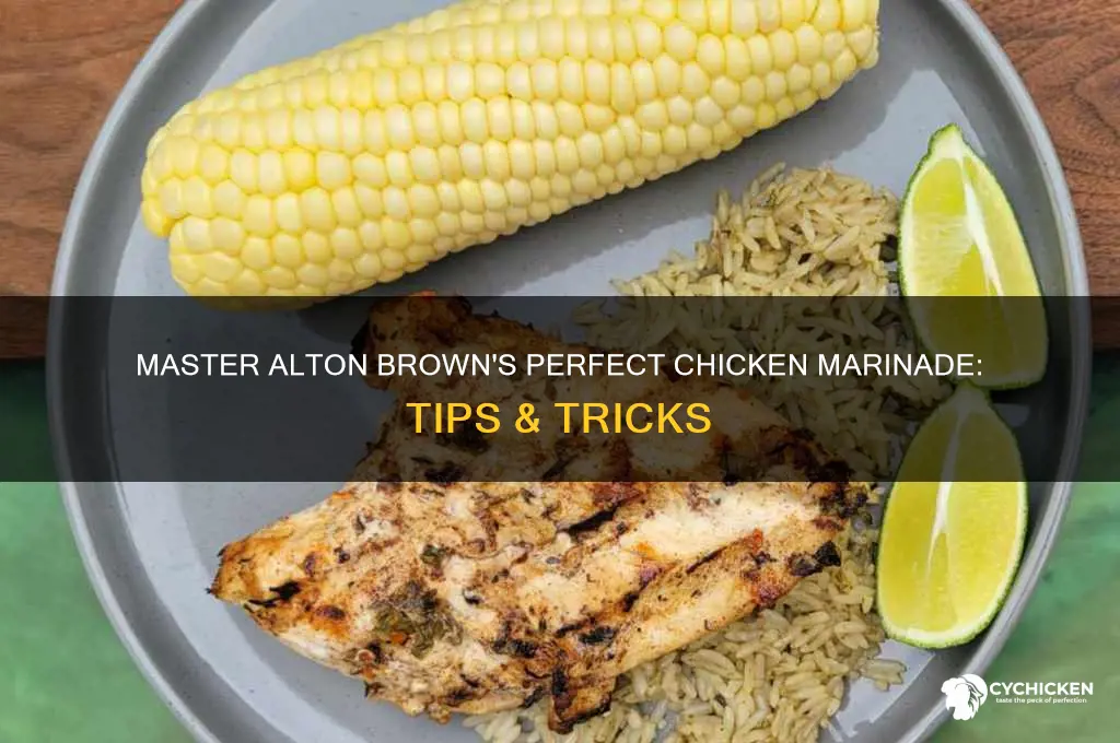 how do i marinade chicken alton brown