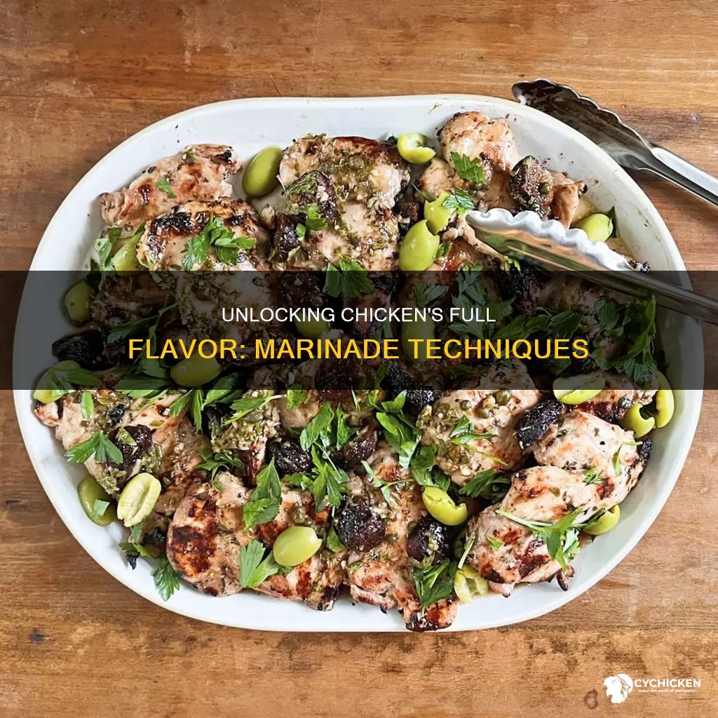 how do i marinate flavor all the way through chicken
