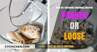 Measuring Shredded Chicken: Packed vs Loose
