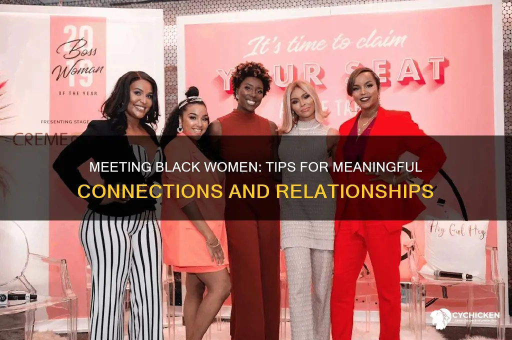 how do i meet a black chick