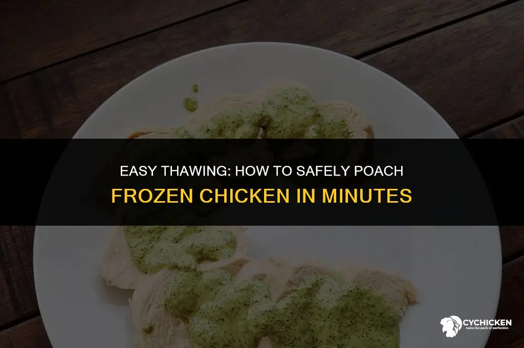 how do i poach frozen chicken