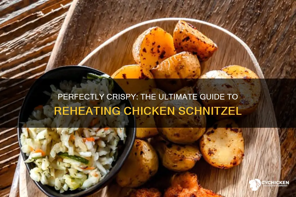 how do i reheat a chicken schnitzel