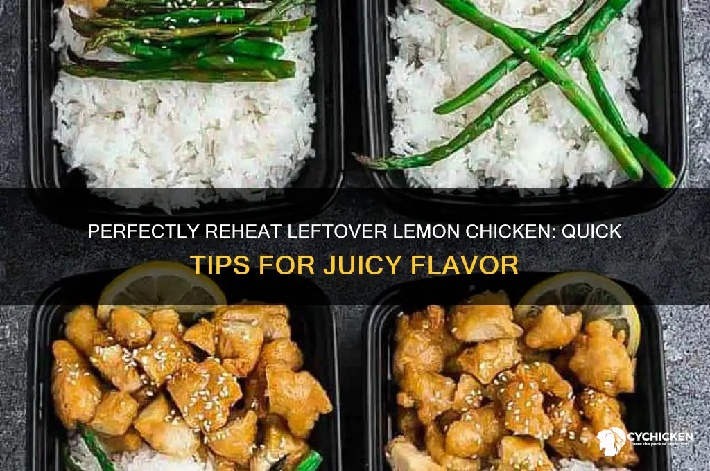 how do i reheat leftover lemon chicken