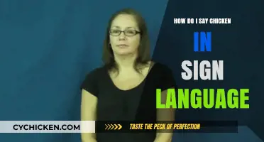 Signing Chicken: A Simple Guide to Expressing Poultry in Sign Language