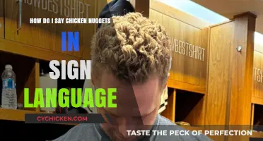 Signing Chicken Nuggets: A Quick Guide to Expressing Your Favorite Snack in ASL