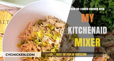 Shred Chicken with a KitchenAid Mixer: Easy Steps
