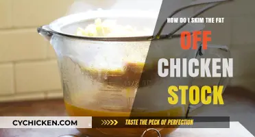 Skimming Chicken Stock: The Best Way to Remove Fat