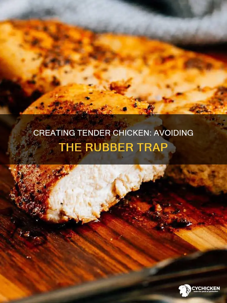 how do i stop my chicken from being rubbery