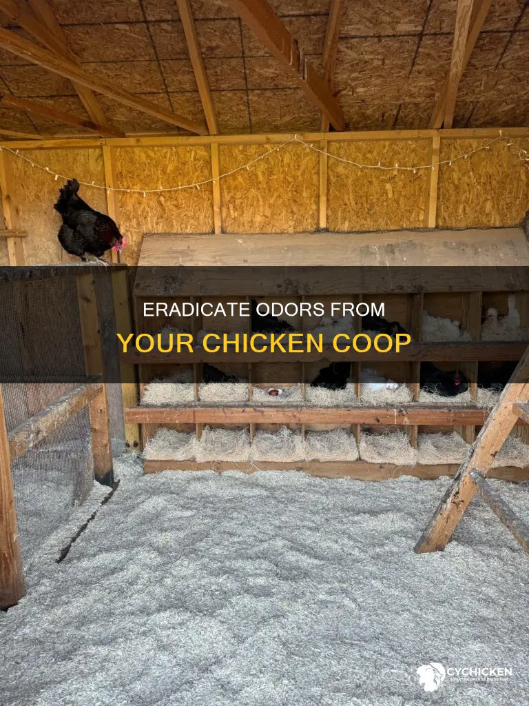 how do i stop my chicken run from smelling