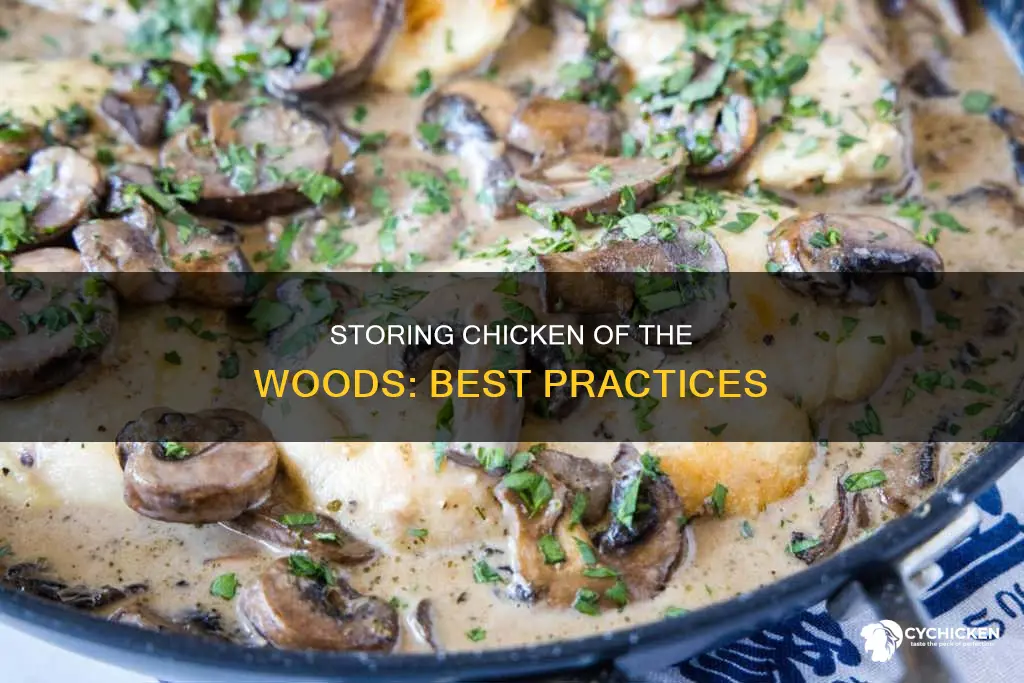 how do i store chicken of the woods mushrooms