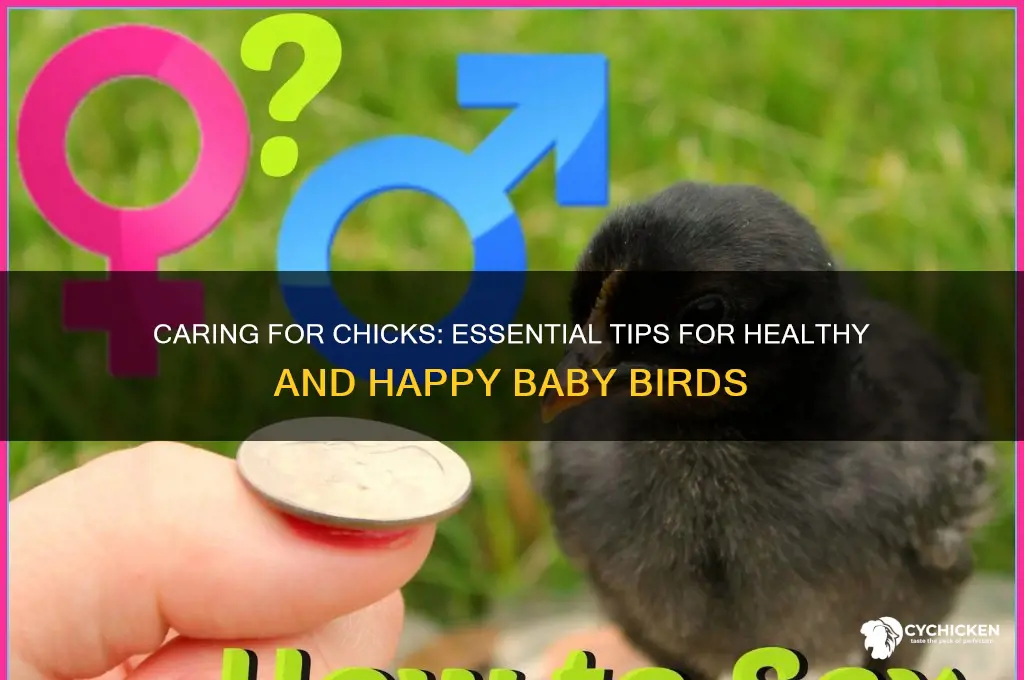 how do i take care of chicks