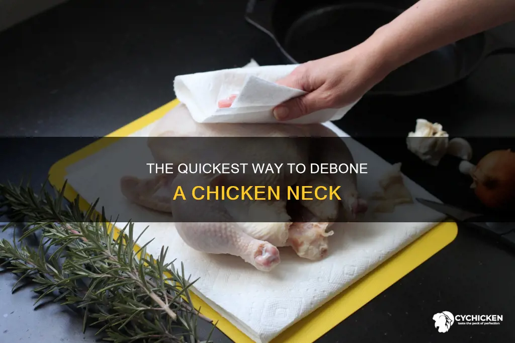 how do i take the neck out of a chicken