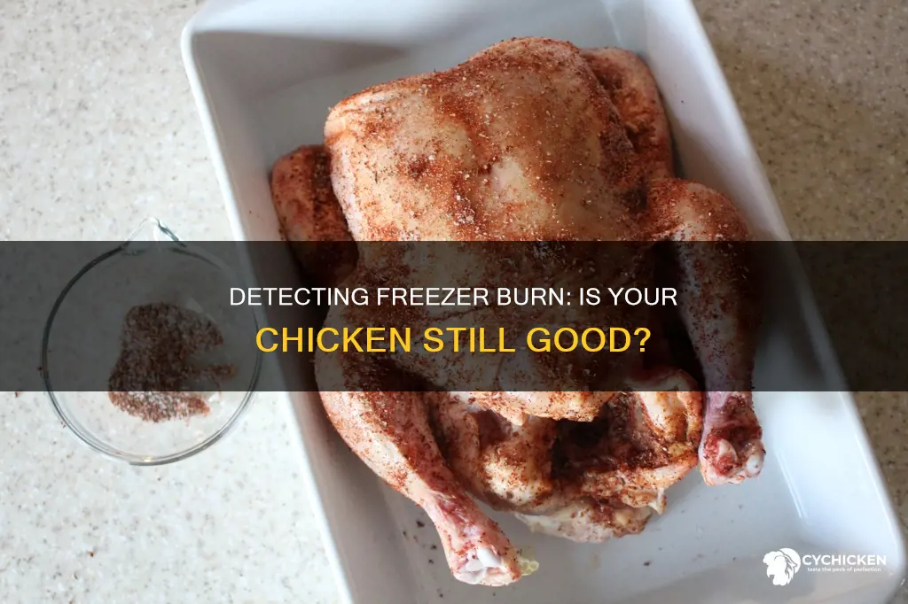 how do i tell if chicken is freezer burnt