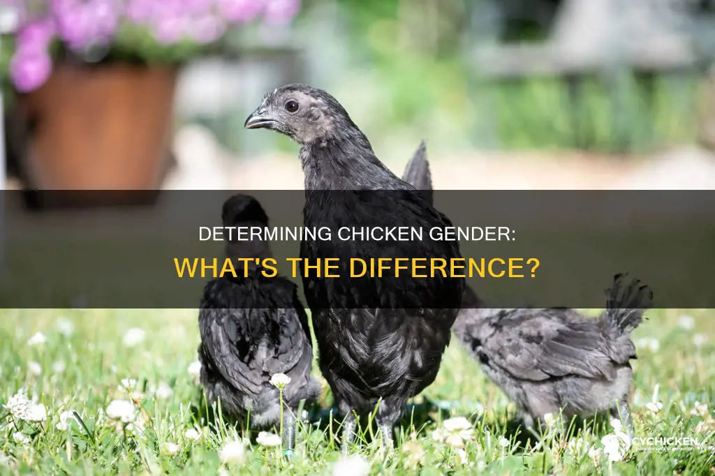 how do i tell the gender of a chicken