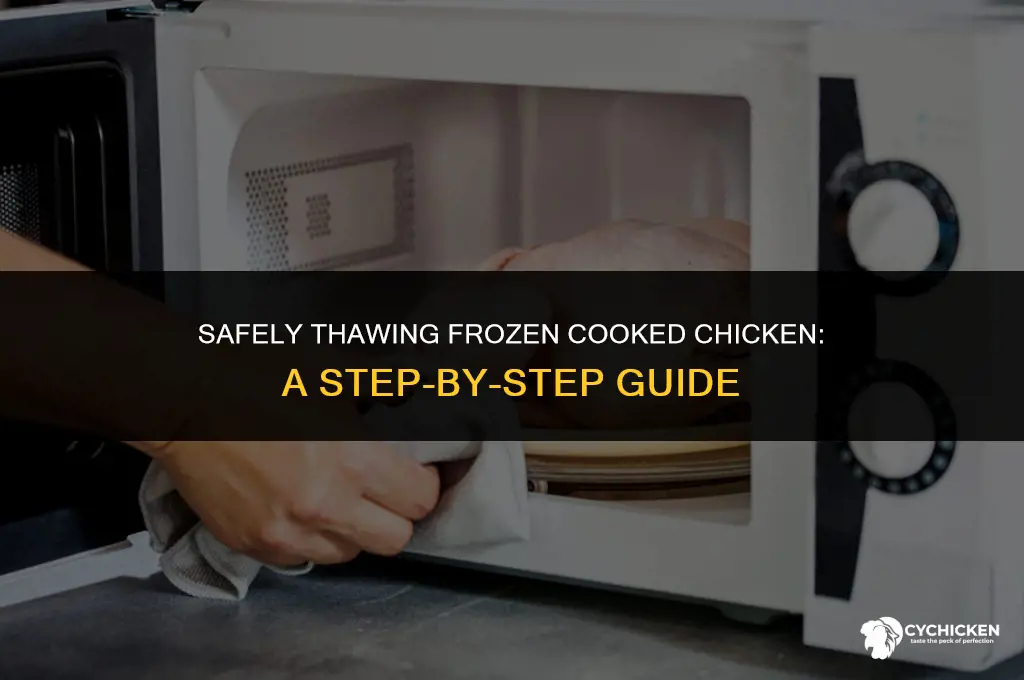 how do i thaw frozen cooked chicken