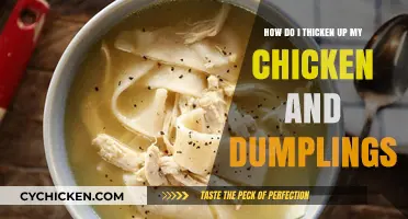 Thickening Chicken and Dumplings: Secrets to Hearty Comfort Food
