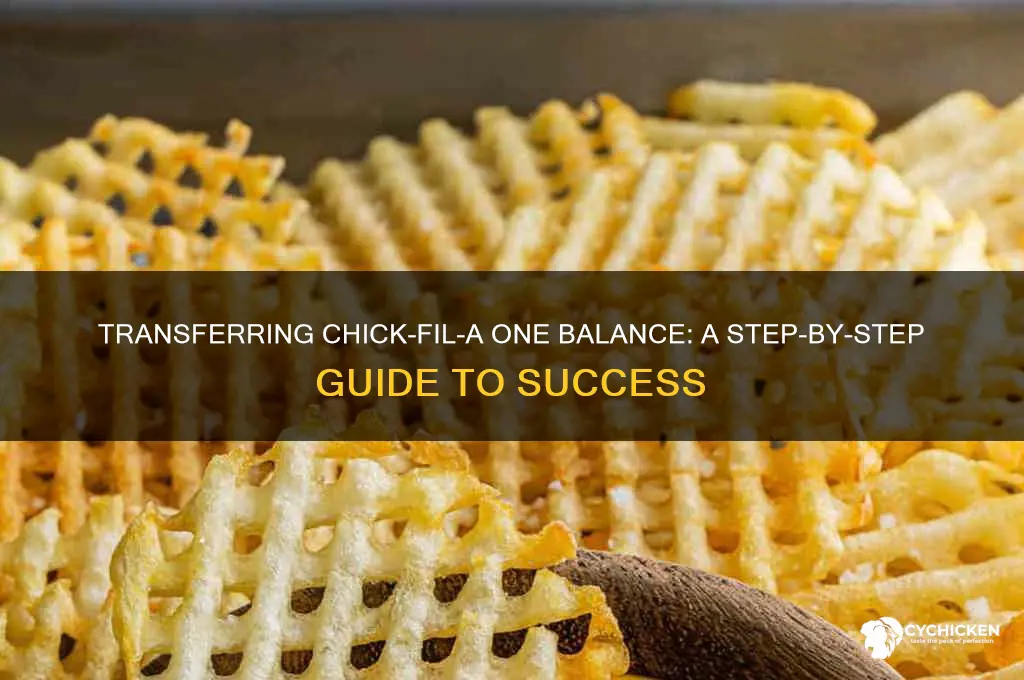 how do i transfer the balance on chick