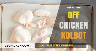 How to Turn Off Chicken Kolbot: A Step-by-Step Guide