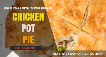 From Freezer to Feast: Cooking a Partially Frozen Chicken Pot Pie