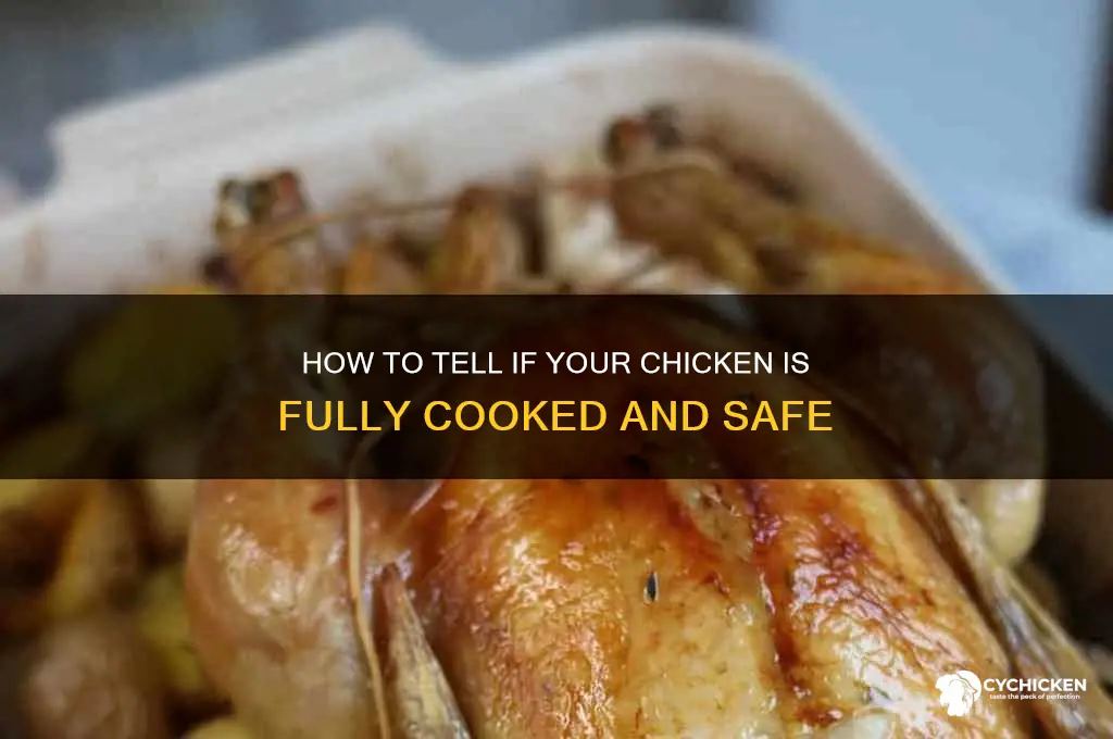 how do ik my chicken isnt raw