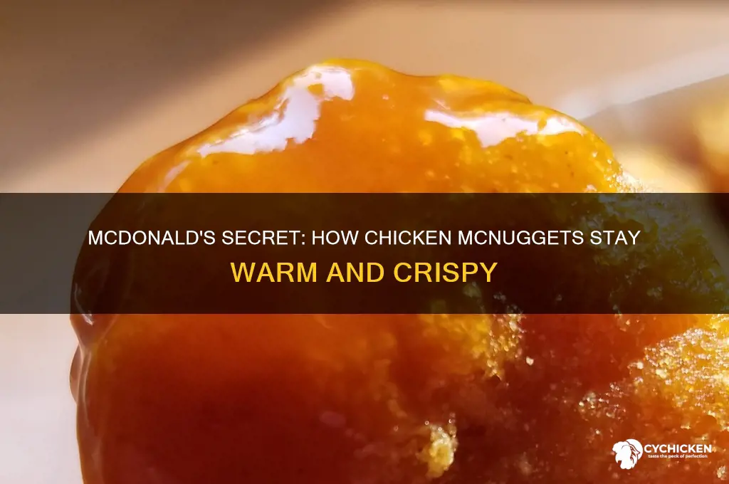 how do mcdonalds keep their chicken nuggets warm