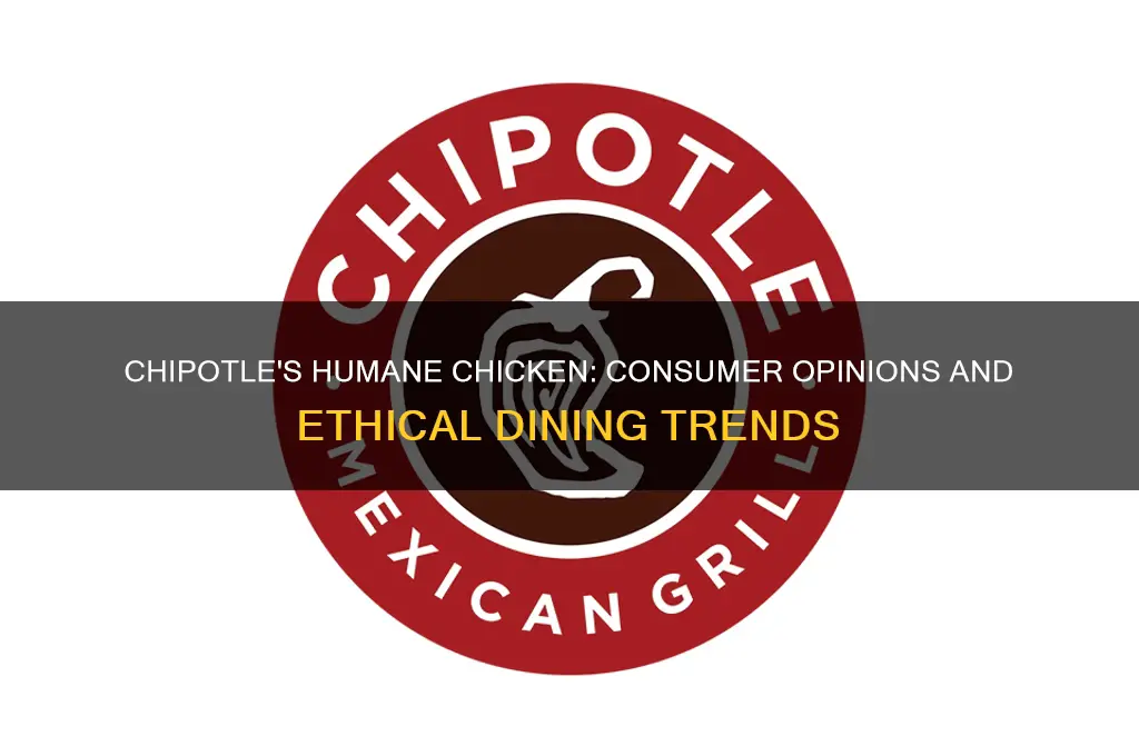 how do people feel about chipotles humane chicken