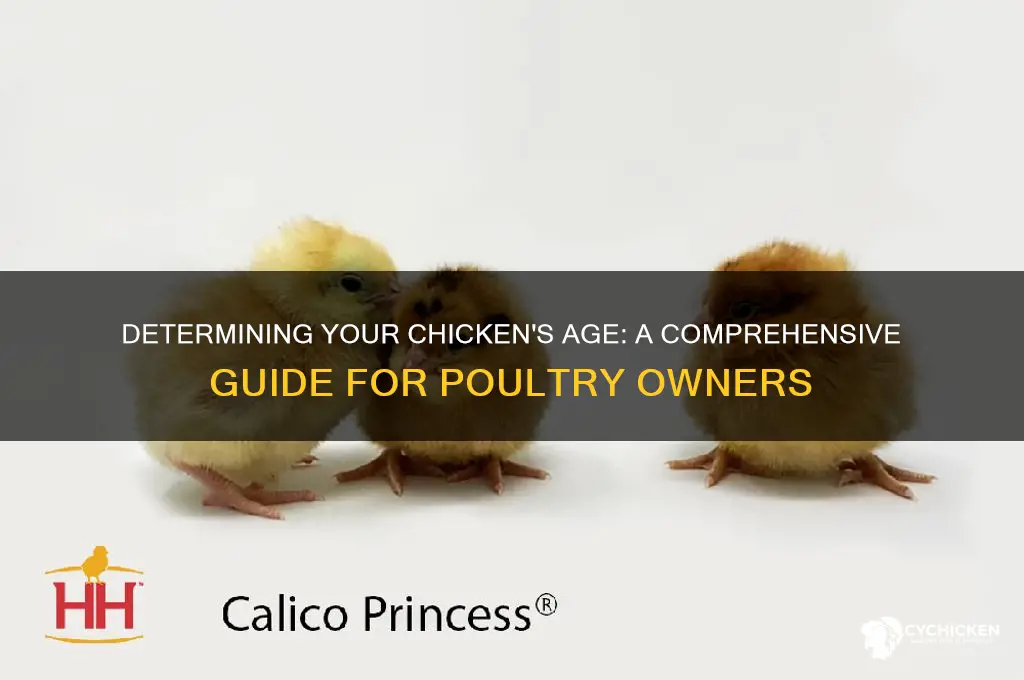 how do tell how old a chicken is