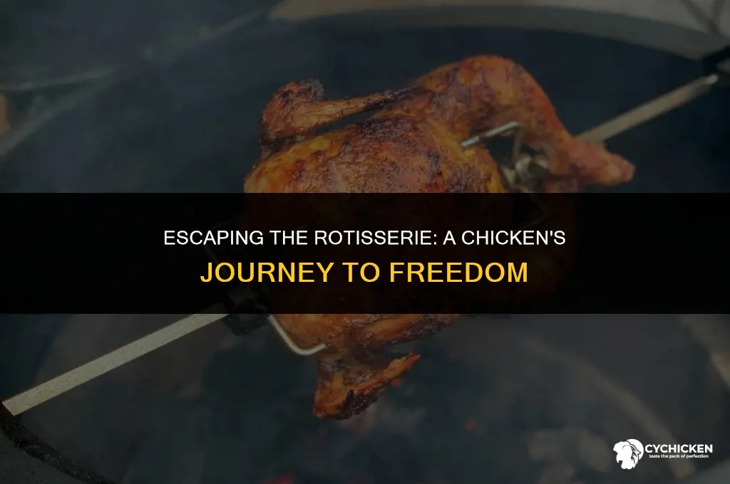 how do they get out of a rotisserie chicken