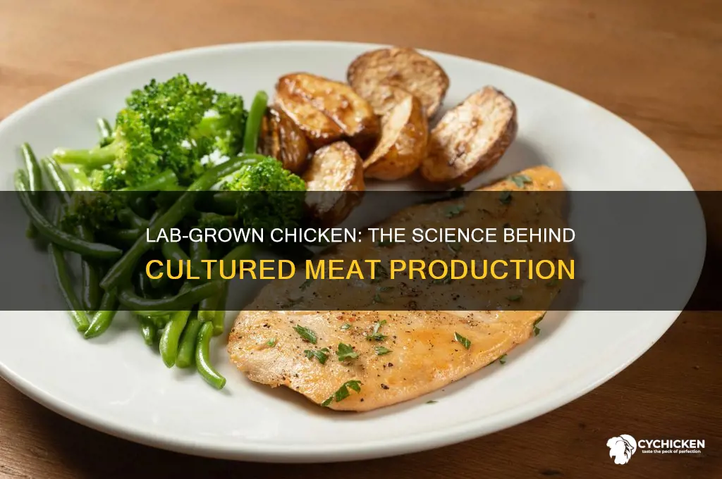 how do they grow chicken in a lab