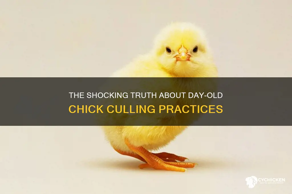 how do they kill day old chicks